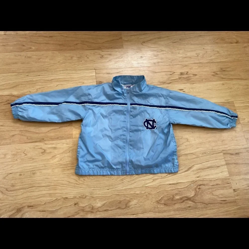 North Carolina Tarheels zip up athletic jacket